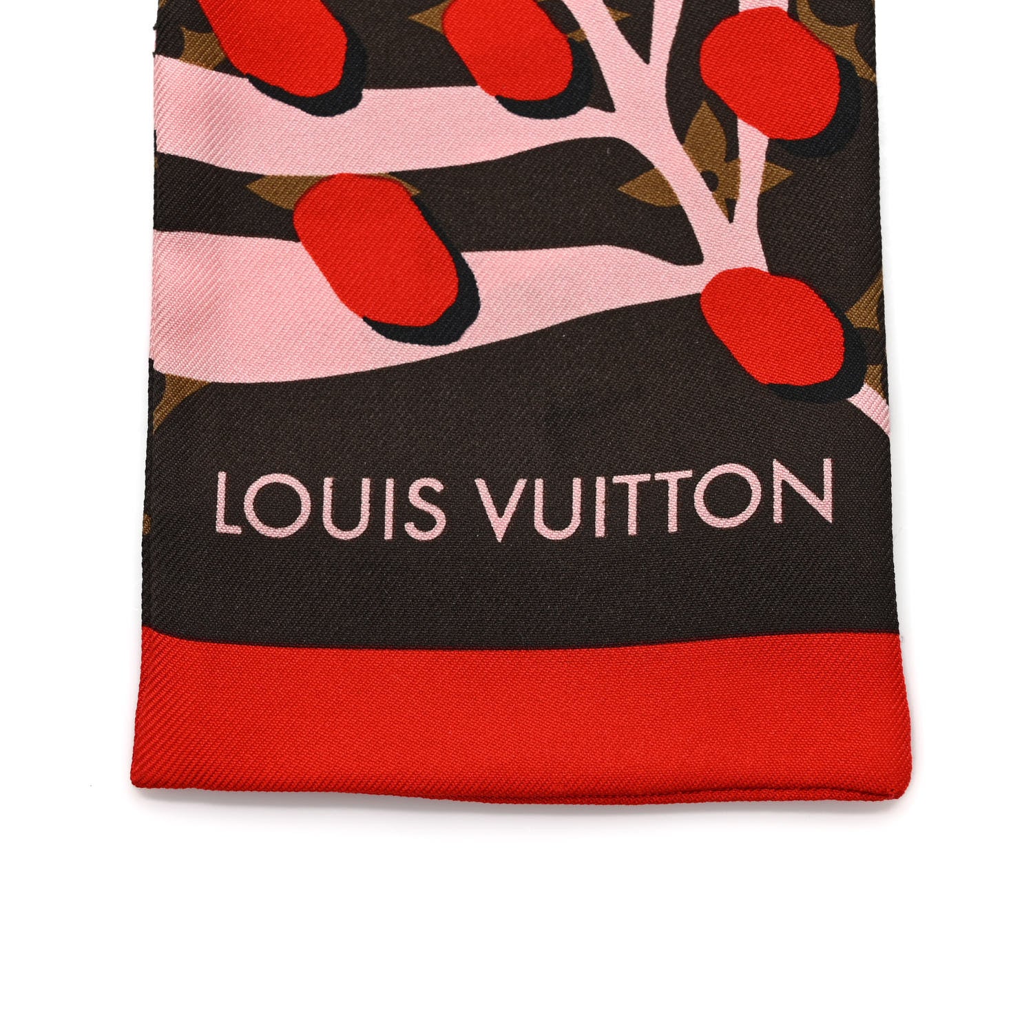 Louis Vuitton Silk Monogram Jungle Dots Bandeau Sugar Pink Poppy 3 of 3