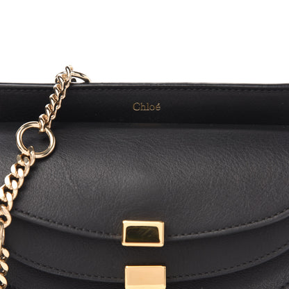 Chloe Calfskin Nano Georgia Crossbody Bag Black 9 of 9