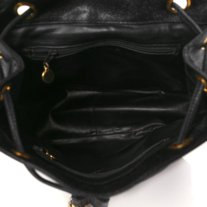Chanel Caviar CC Backpack Black 4 of 9