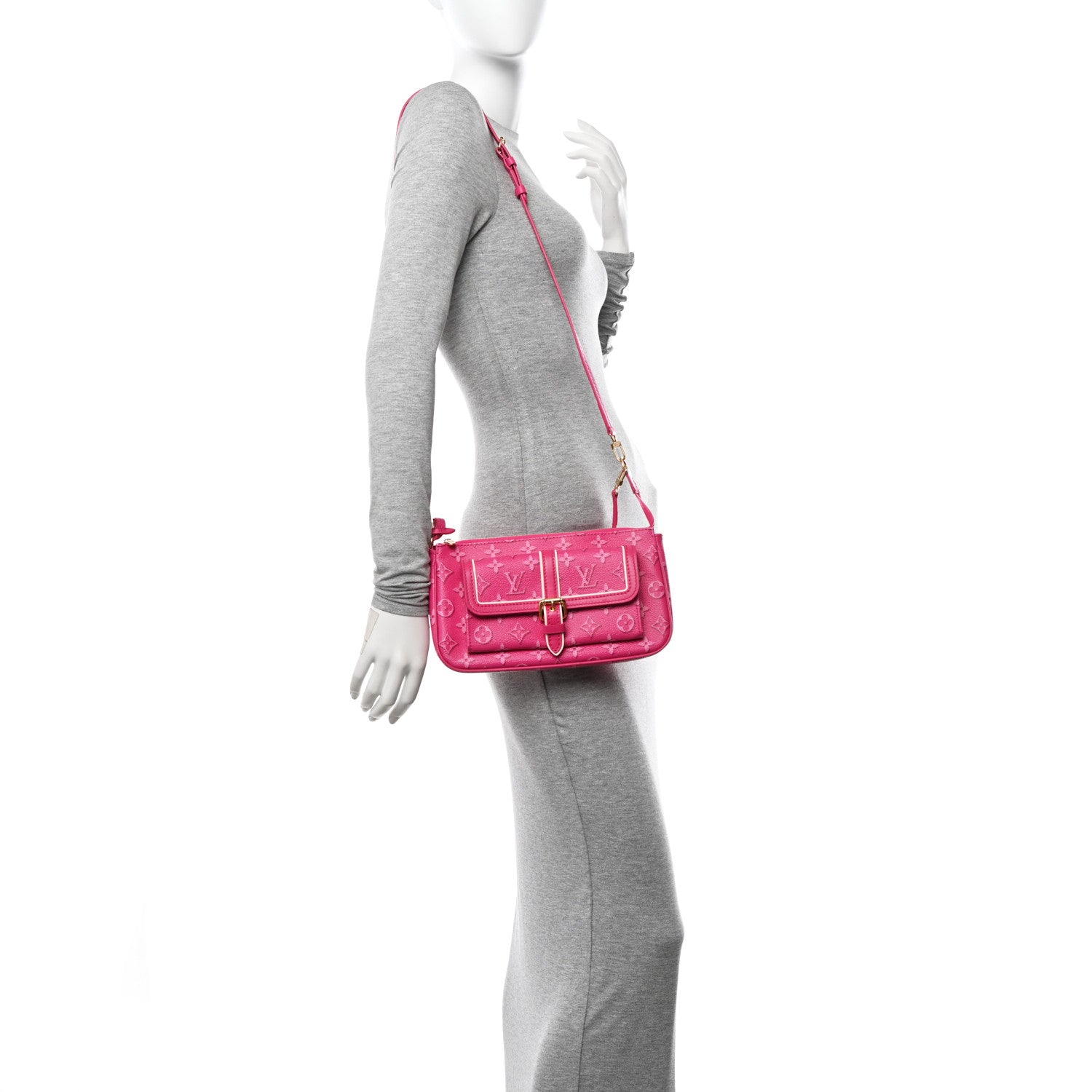 Louis Vuitton Monogram Fall For You Maxi Multi Pochette Accessories Fuchsia 2 of 10