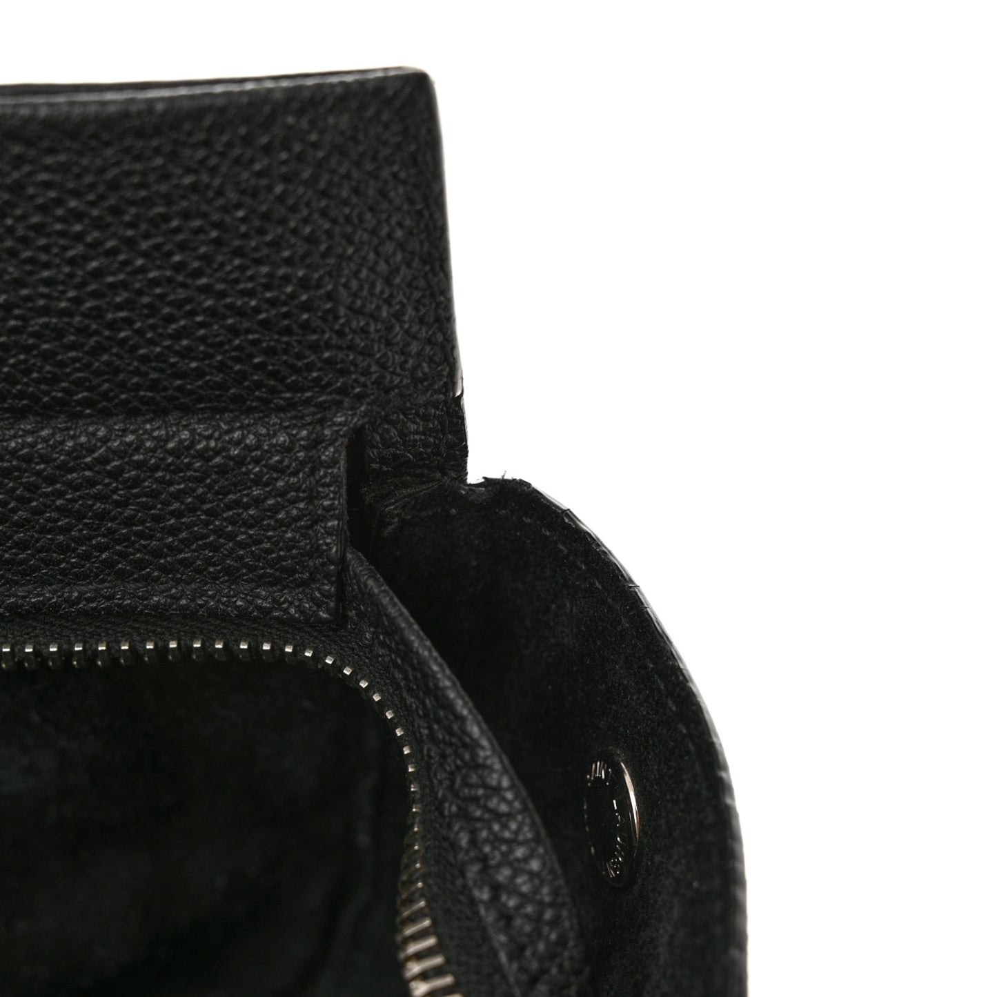 Grained Calfskin Medium Cabas Rive Gauche Black