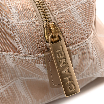 Chanel Nylon Travel Bowler Beige 13 of 14
