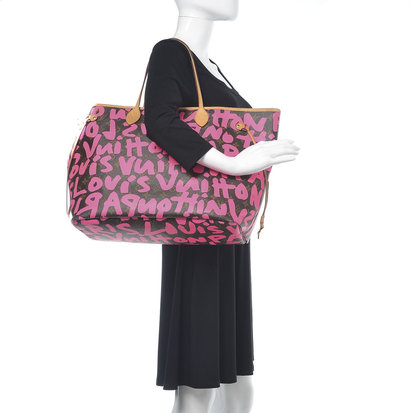 Monogram Graffiti Neverfull GM Fuchsia