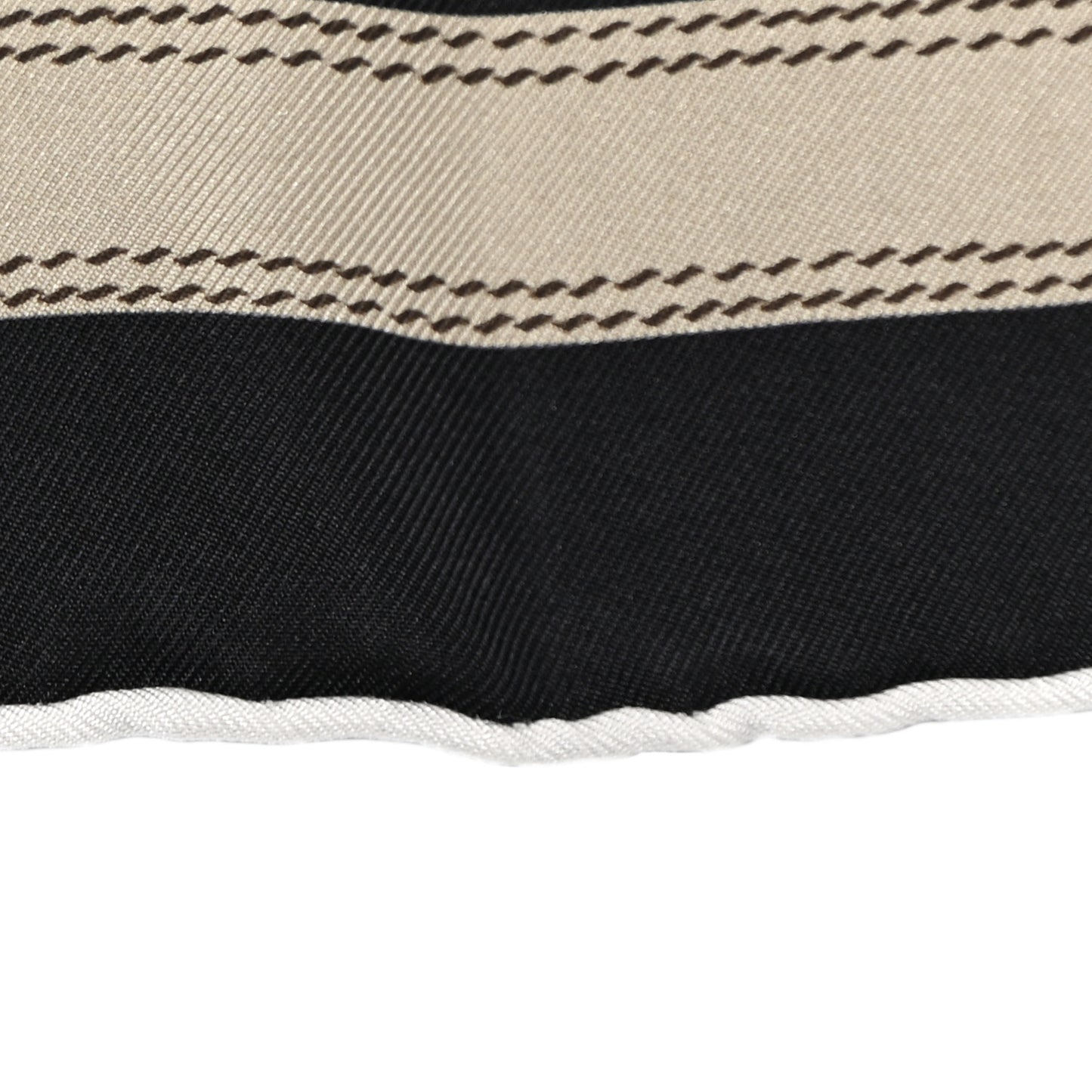 Silk En Roue Libre Scarf 90 White Black Gold