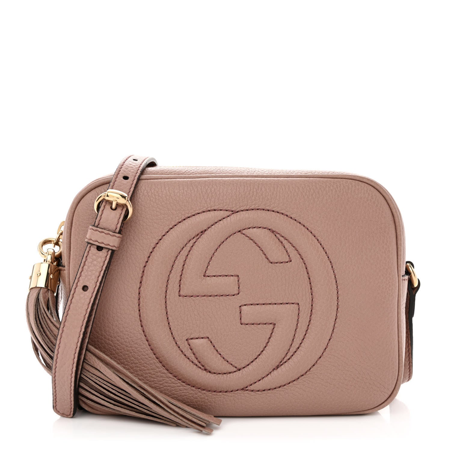 Gucci Cellarius Calfskin Small Soho Disco Bag Dark Cipria 1 of 10