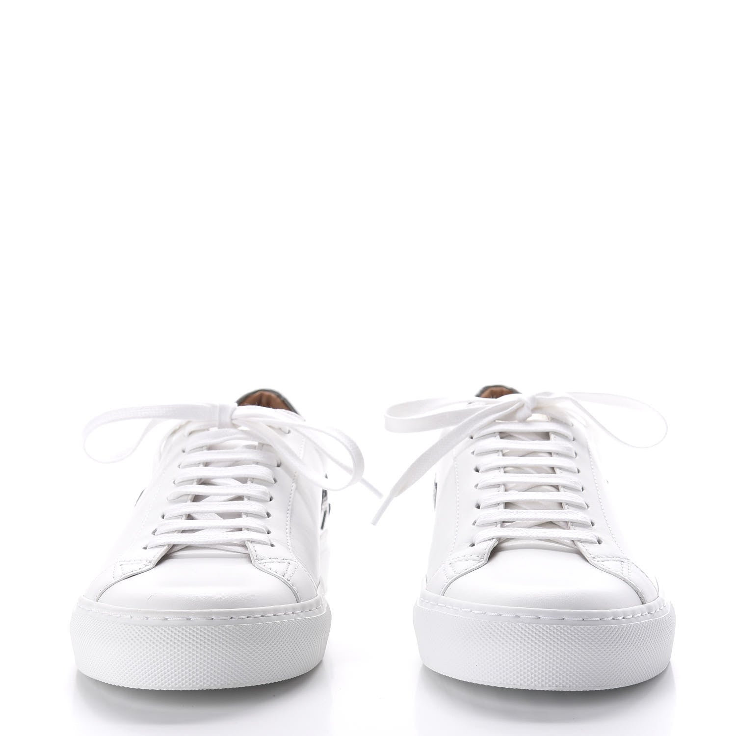 Givenchy Calfskin Reverse Logo Urban Street Sneakers 40 White Grey 2 of 10