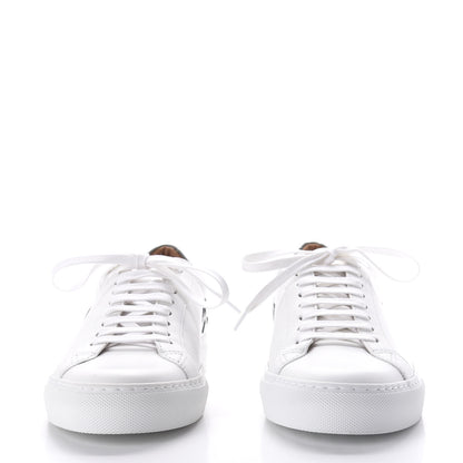 Givenchy Calfskin Reverse Logo Urban Street Sneakers 40 White Grey 2 of 10