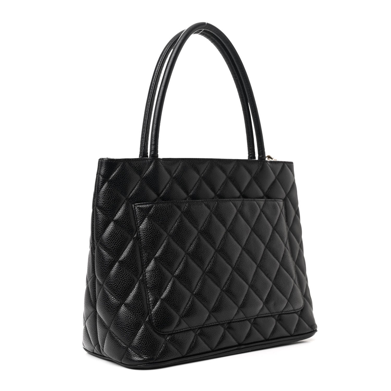 Chanel Caviar Quilted Medallion Tote Black 3 of 14