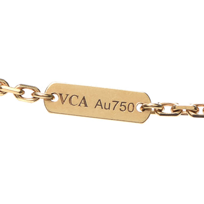 Van Cleef & Arpels 18K Yellow Gold Carnelian Magic Alhambra Long Necklace 5 of 6
