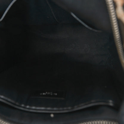 Saint Laurent Canvas Leopard Print City Backpack Light Natural 5 of 10