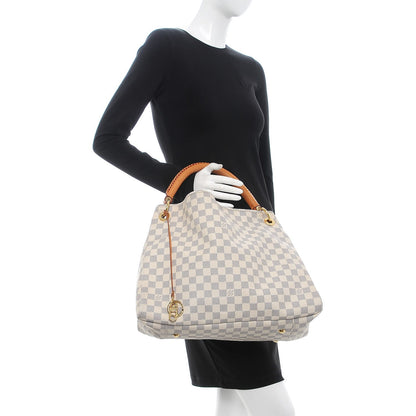 Louis Vuitton Damier Azur Artsy MM 2 of 9