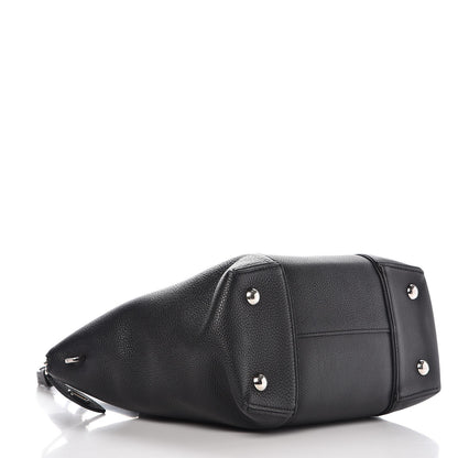 Louis Vuitton Veau Cachemire Soft Lockit MM Black 5 of 21