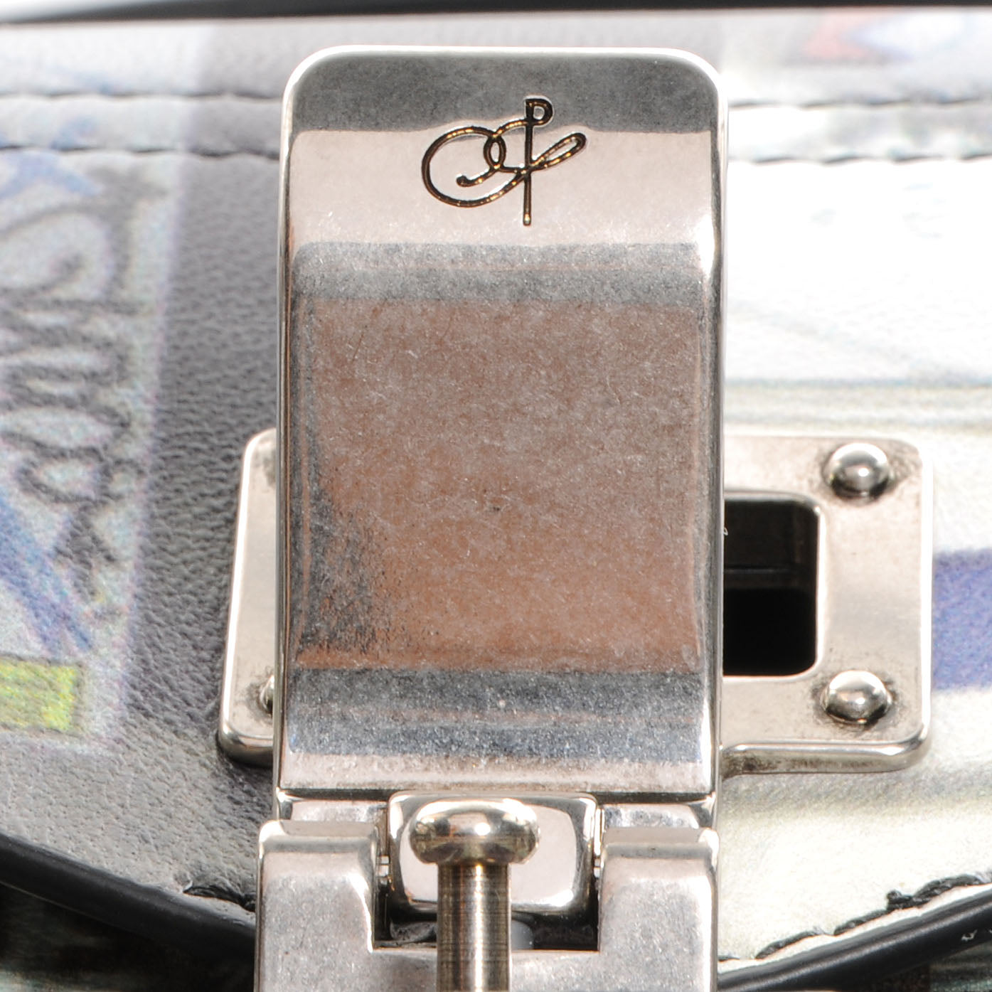 Leather PS1 Medium Gotham Print Satchel