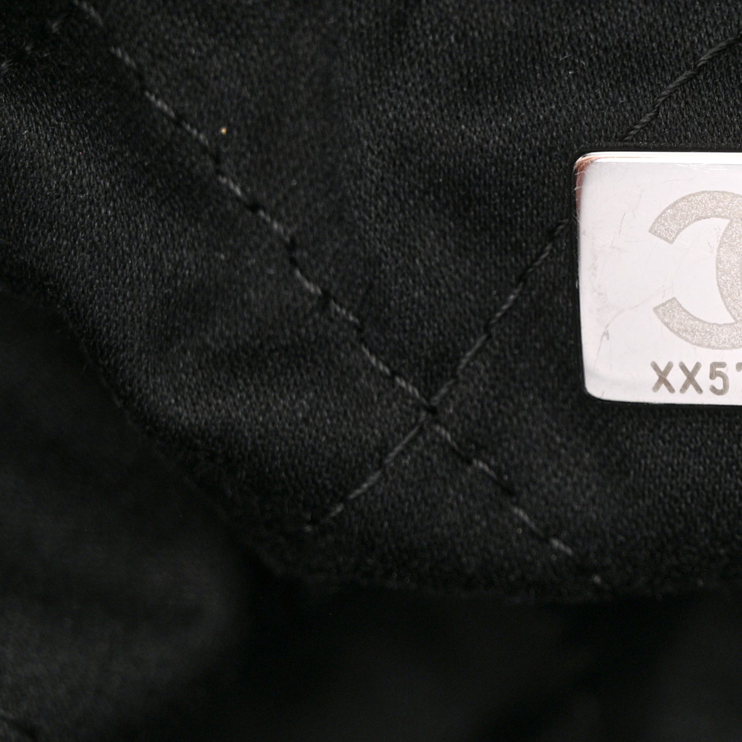 Shiny Calfskin Quilted Small Chanel 22 Black