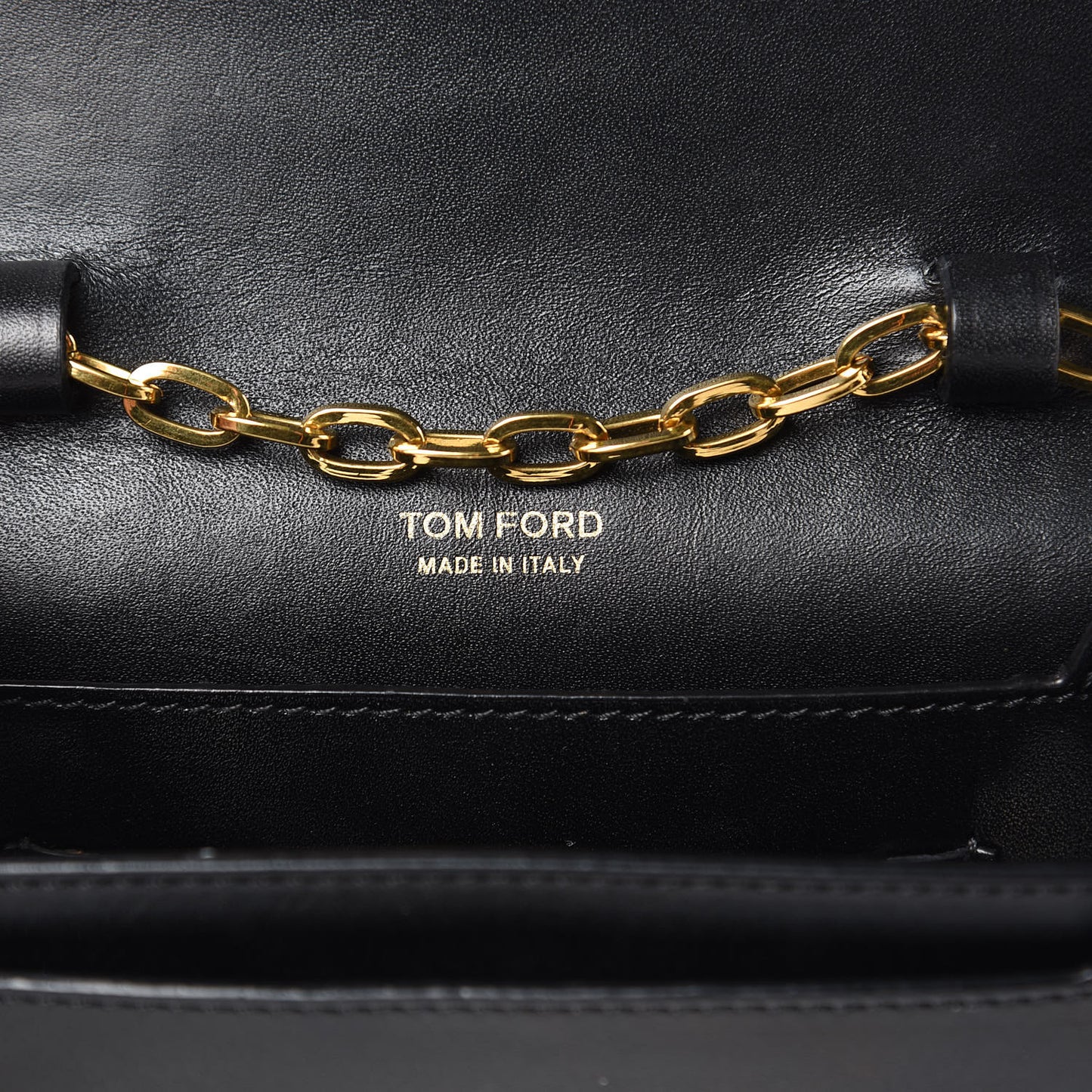 Calfskin Icon Disco Bag Black