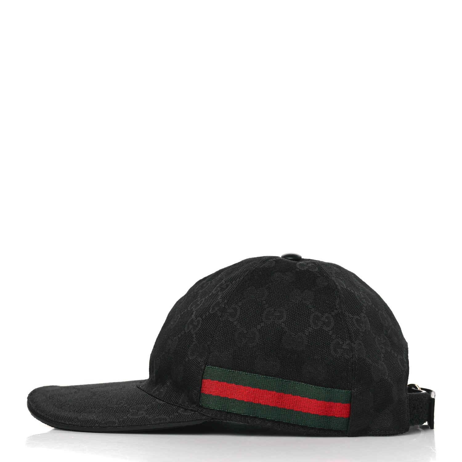Gucci Monogram Web Baseball Hat S Black 3 of 8