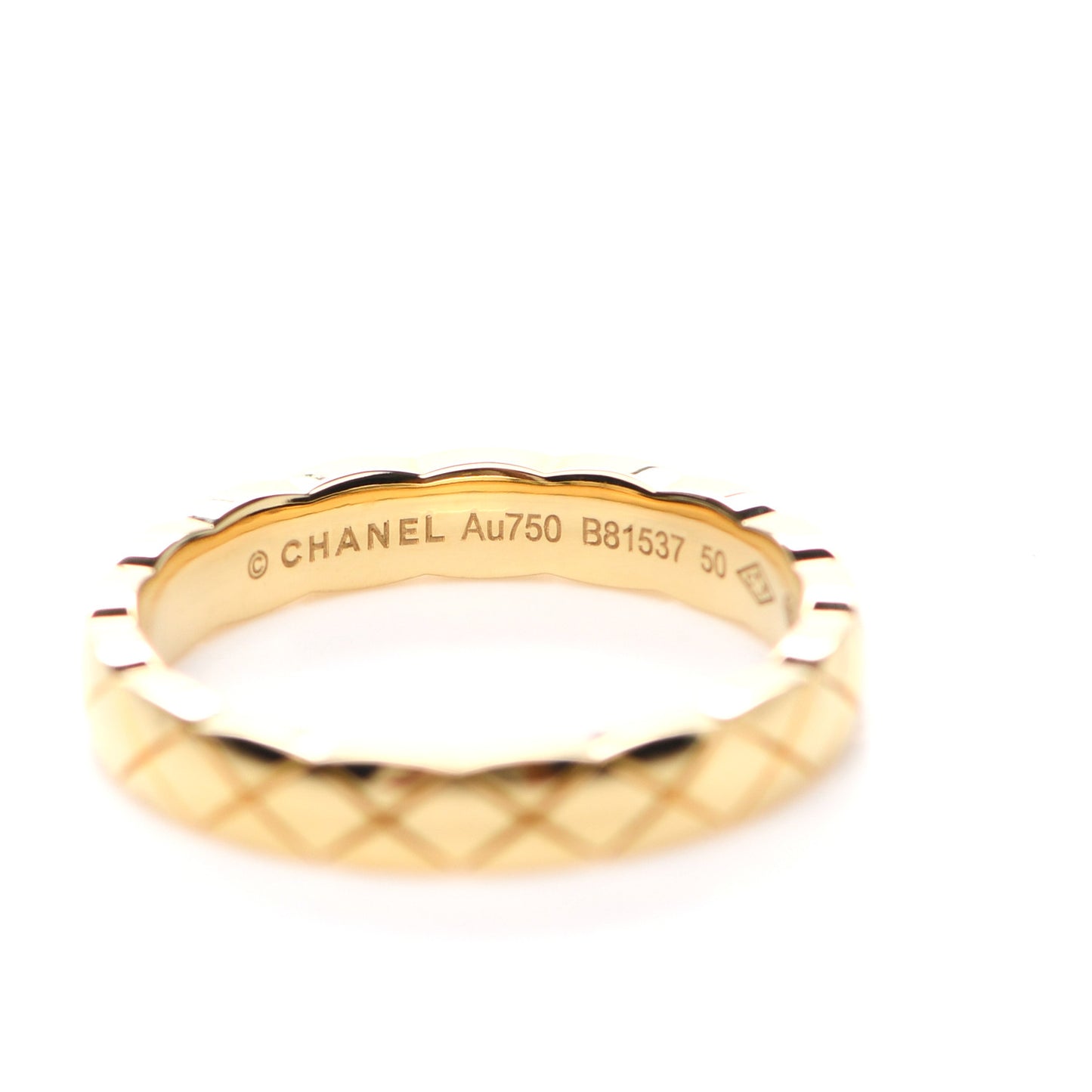 18K Yellow Gold Mini Coco Crush Ring 50 5.25