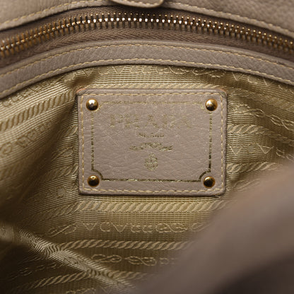 Prada Vitello Daino Hobo Argilla 8 of 17