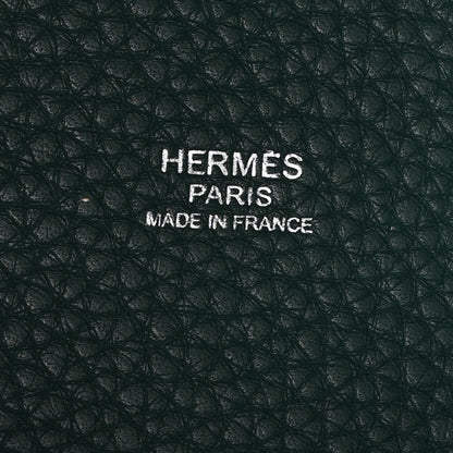 Hermes Taurillon Clemence Picotin Lock 18 PM Malachite 6 of 12