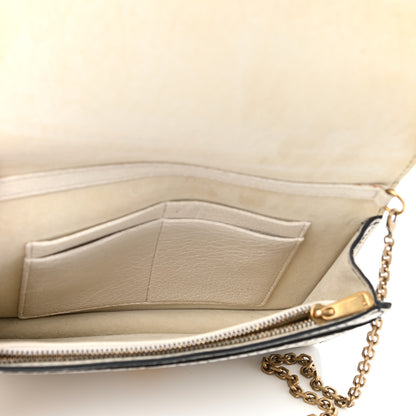 Christian Dior Canyon Grained Lambskin Mini J'Adior Chain Flap Bag White 5 of 9