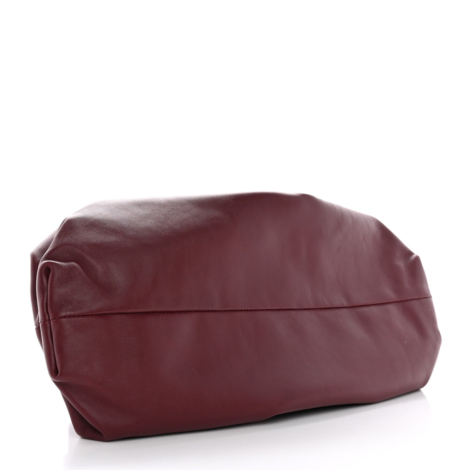 Bottega Veneta Smooth Butter Calf The Pouch Oversized Clutch Bordeaux 4 of 8