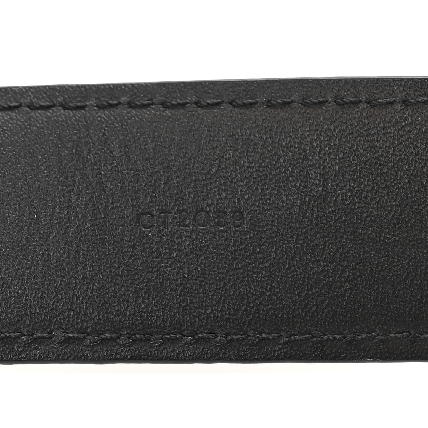 Damier Graphite Calfskin Belt 100 40 Black