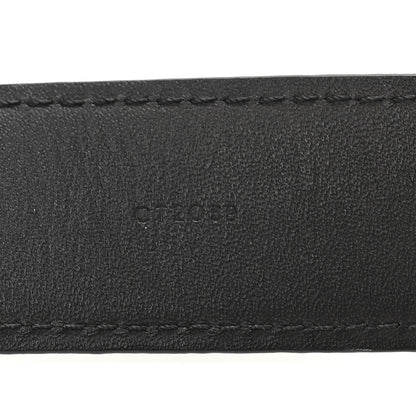 Louis Vuitton Damier Graphite Calfskin Belt 100 40 Black 7 of 10