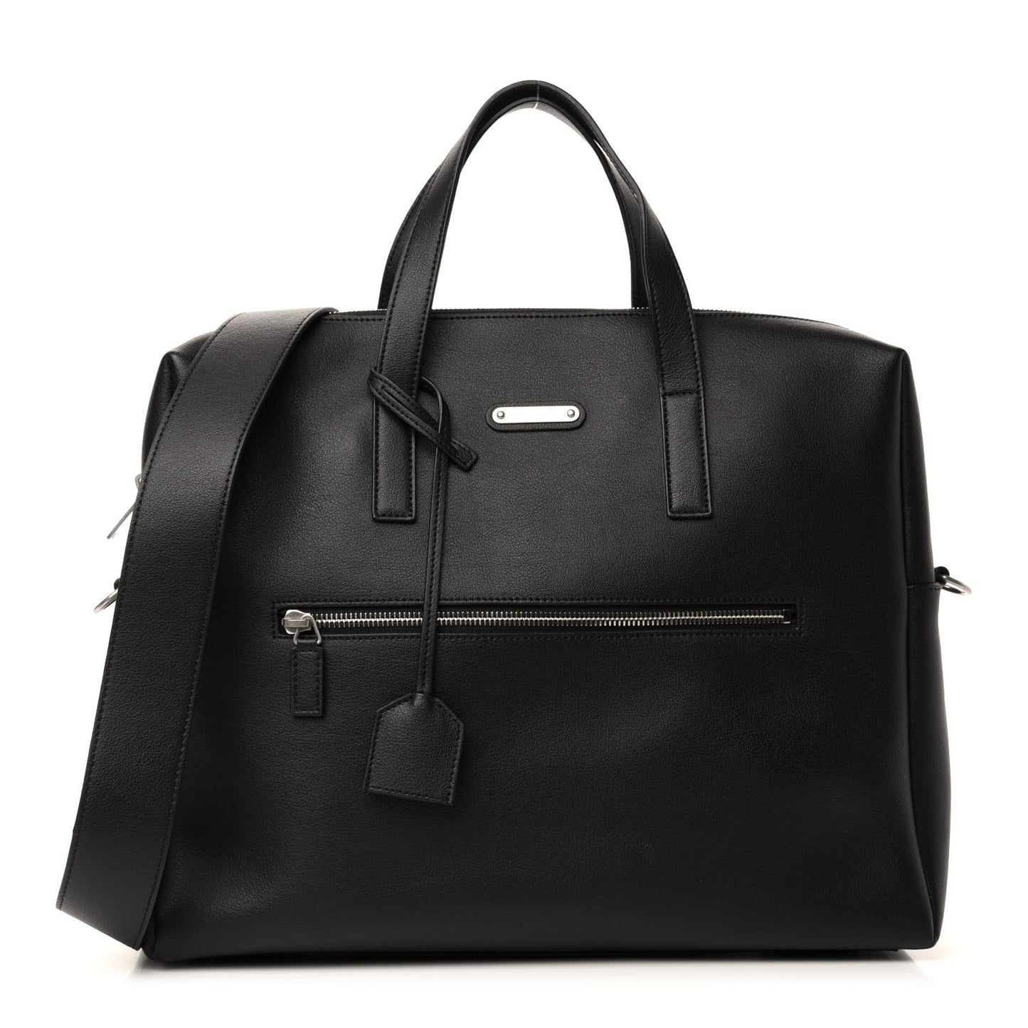 Calfskin Bold Briefcase Black