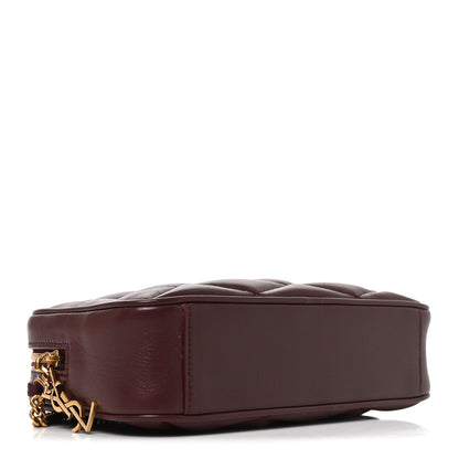 Saint Laurent Lambskin Quilted Mini Camera Bag Rouge Cabernet 4 of 10