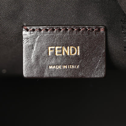 Fendi Zucca Vitello Artic Small Hobo Ocra Moro Black 6 of 10