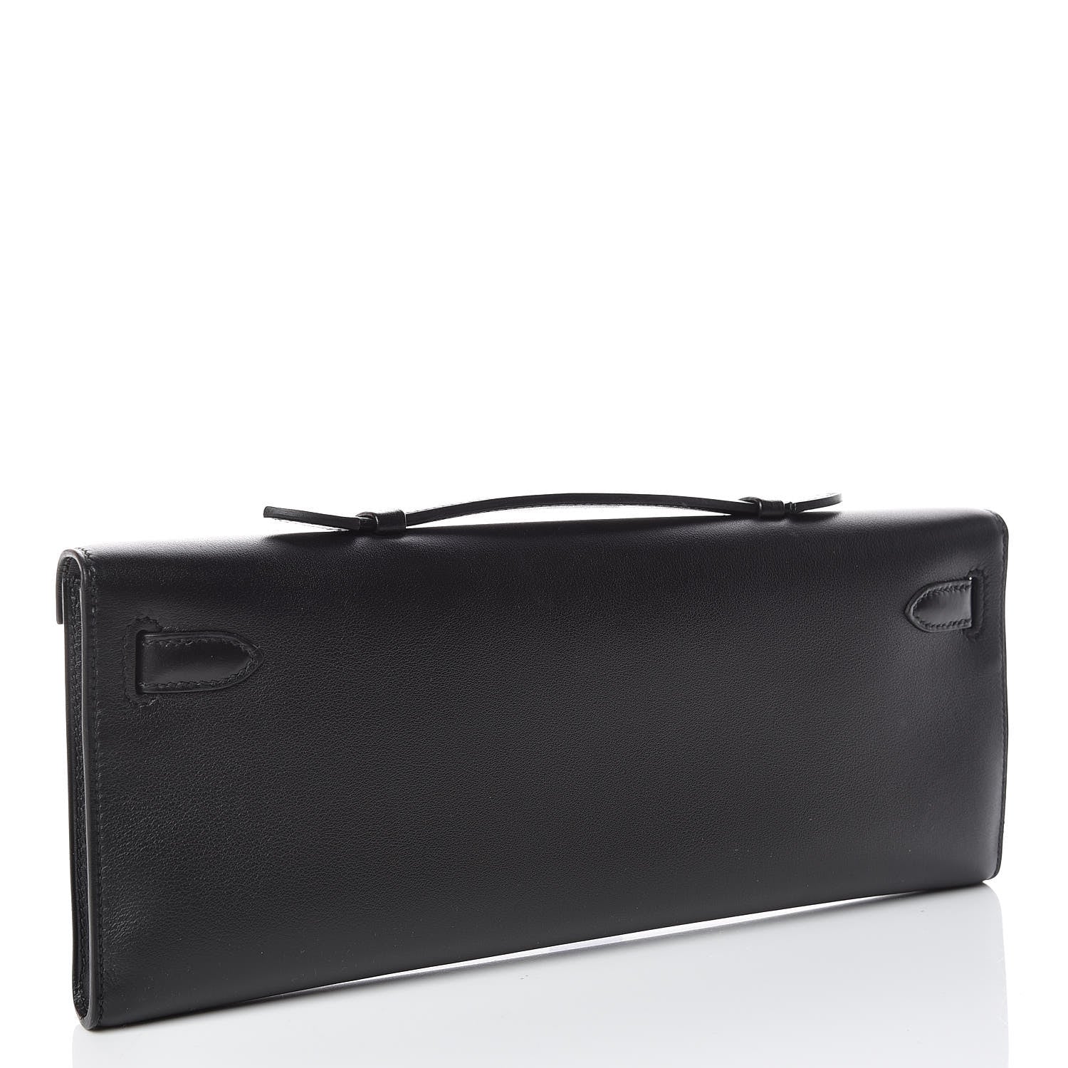 Hermes Swift Kelly Cut Clutch Pochette Black 3 of 10