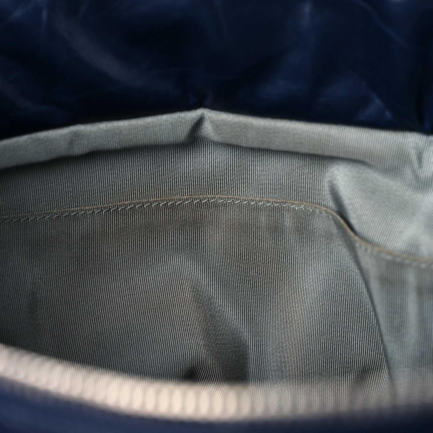 Chanel Calfskin Ultra Stitch Tote Navy Blue 14 of 16