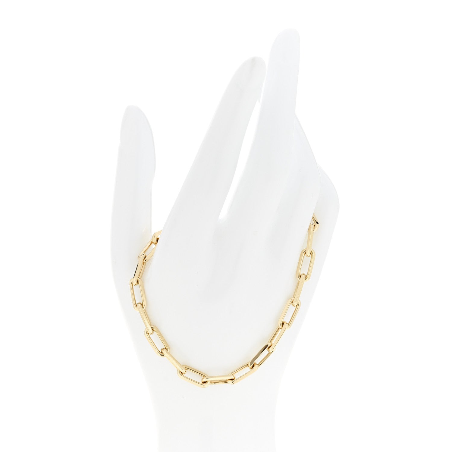Cartier 18K Yellow Gold Santos de Cartier Link Chain Bracelet 2 of 6
