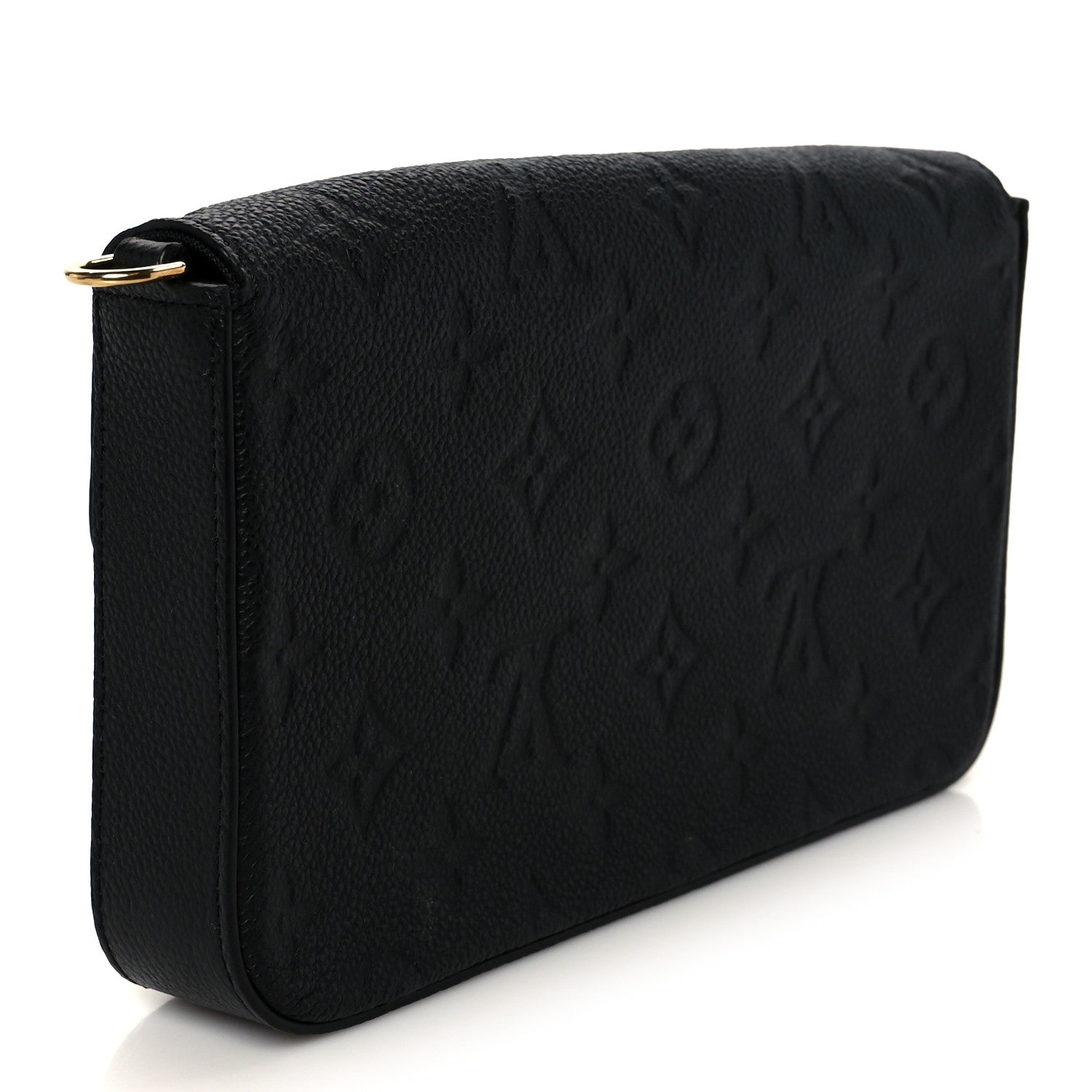 Louis Vuitton Empreinte Pochette Felicie Chain Wallet Black 3 of 8