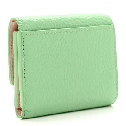 Louis Vuitton Taurillon Capucines XS Wallet Vert Pomme 3 of 6
