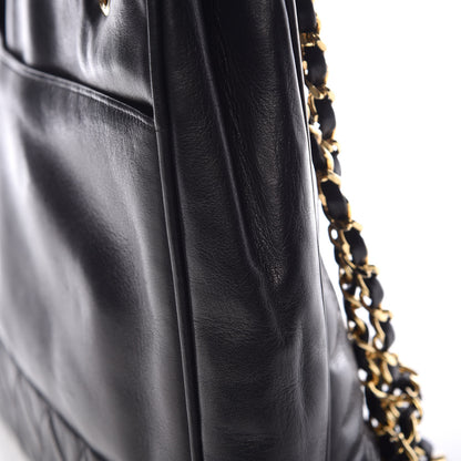 Chanel Lambskin Quilted Tote Black 14 of 18