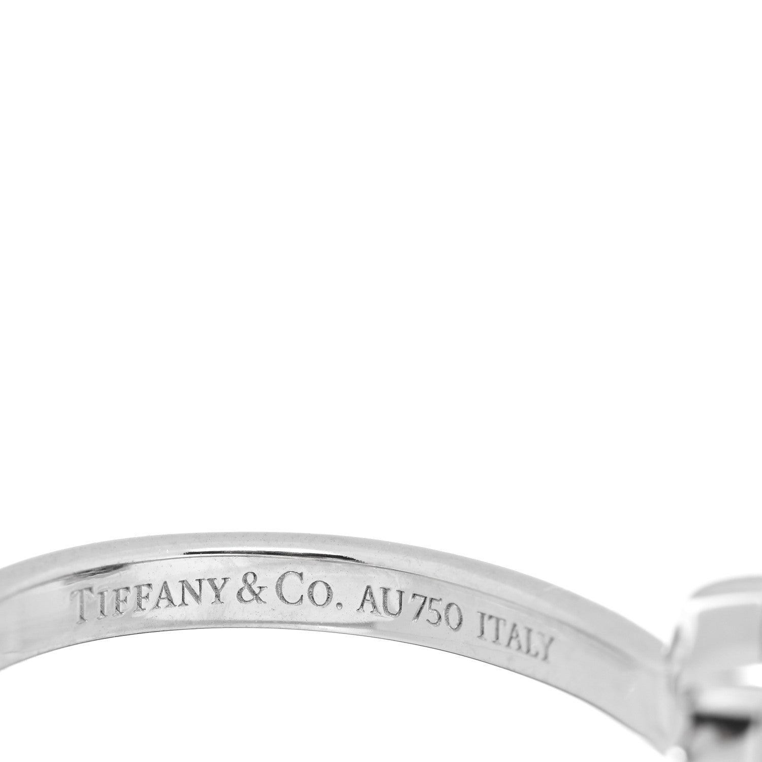 Tiffany 18K White Gold Diamond 7mm Paloma Picasso Sugar Stacks Ring 52 6 5 of 5