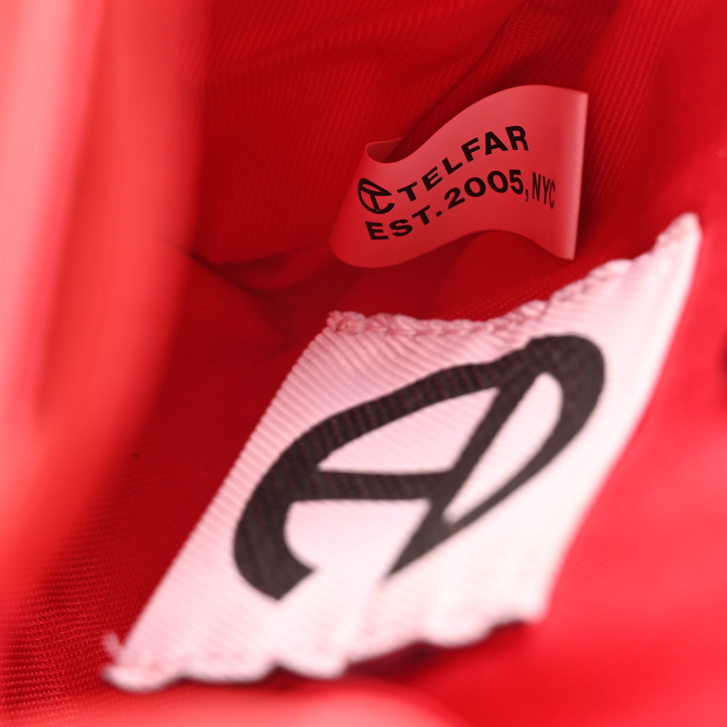 Vegan Leather Small Shopping Bag Red