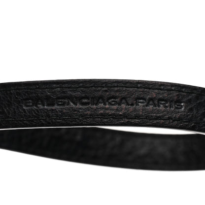 Balenciaga Agneau Giant 12 Gold Hardware Triple Tour Bracelet Black 4 of 8