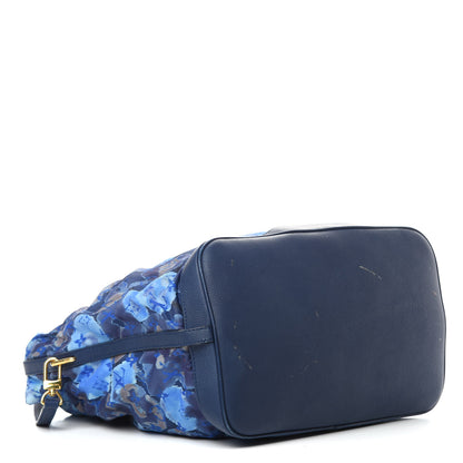 Louis Vuitton Nylon Monogram Ikat Noefull MM Grand Blue 4 of 22