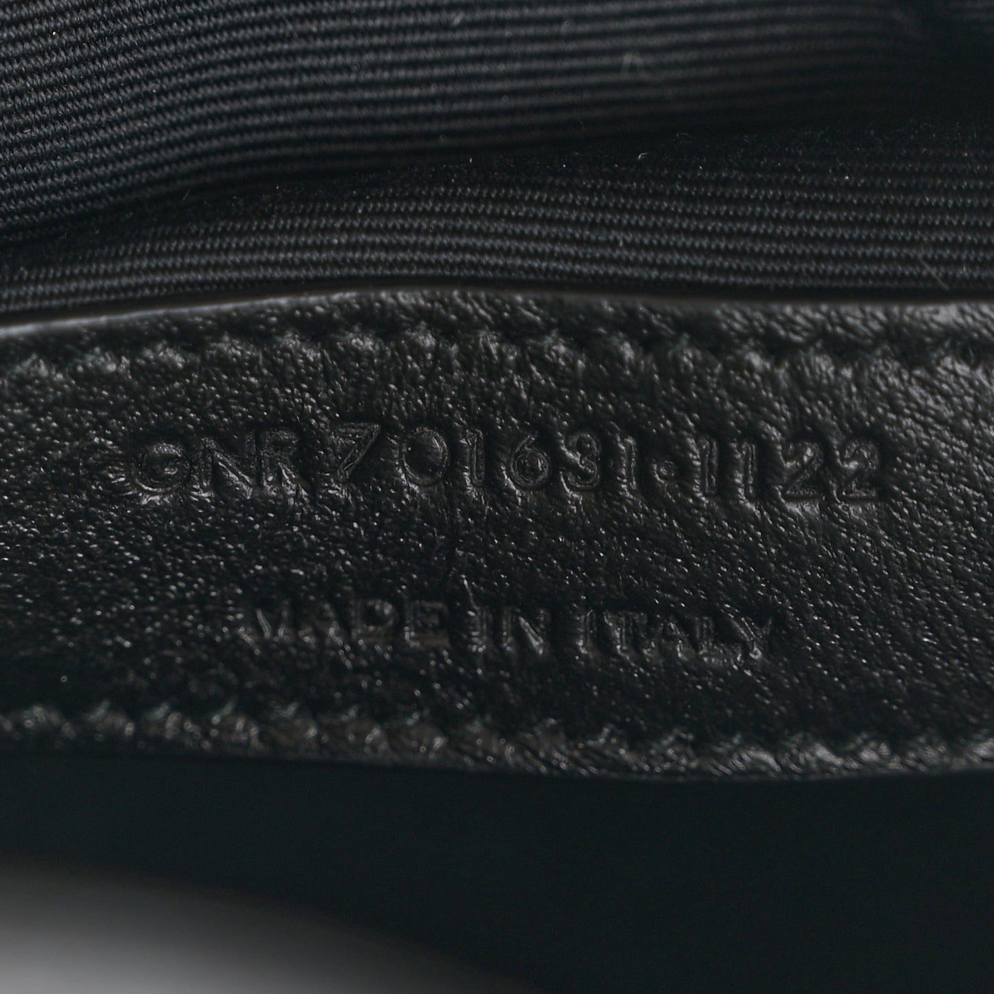 Lambskin Matelasse Monogram Joe Nano Bucket Bag Black