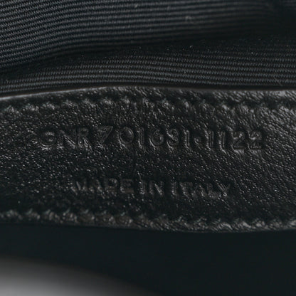Saint Laurent Lambskin Matelasse Monogram Joe Nano Bucket Bag Black 7 of 11