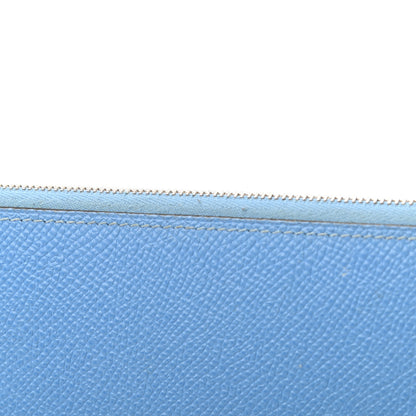 Hermes Epsom Silk'In Wallet Bleu Paradis 9 of 11