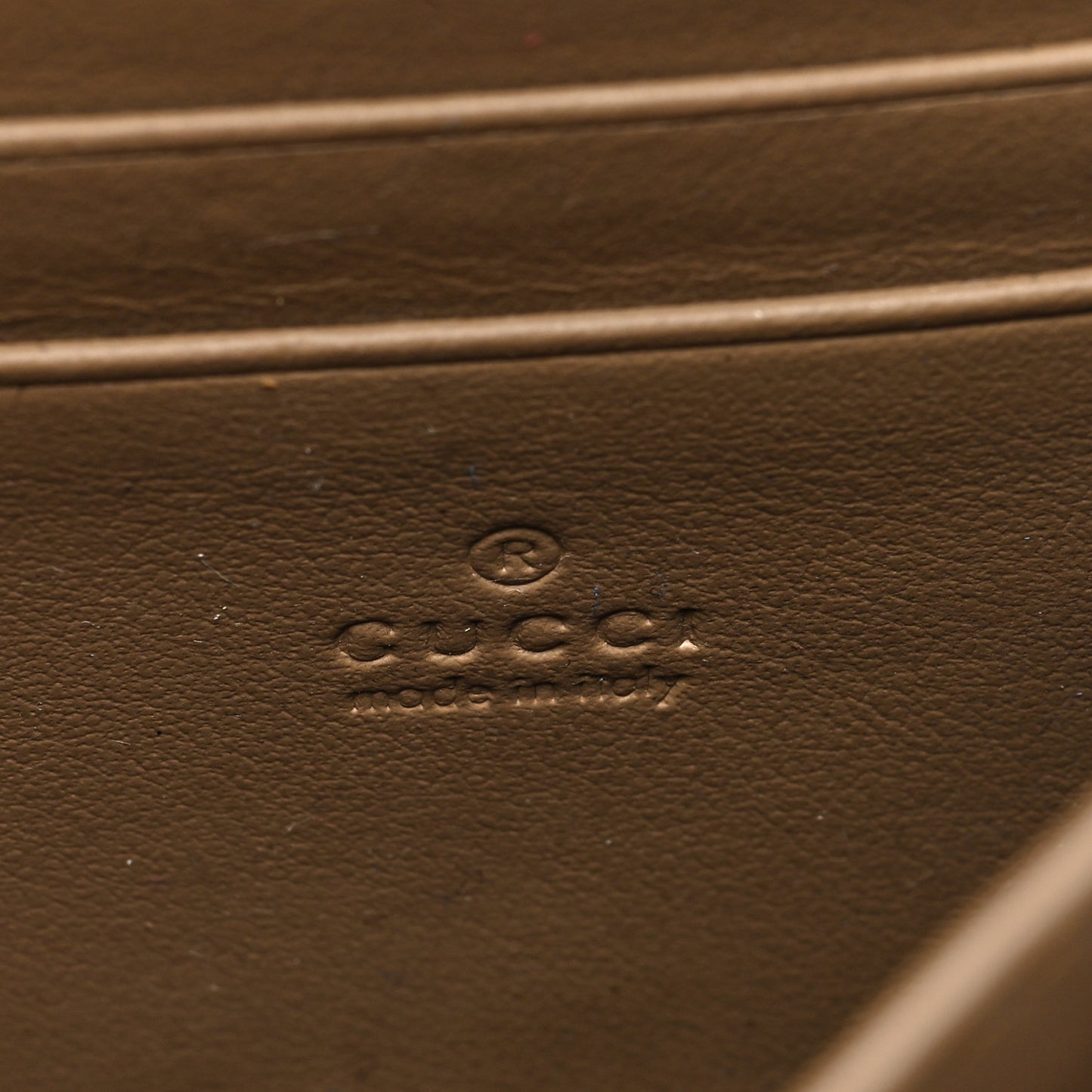 GG Supreme Monogram Mini Dionysus Chain Wallet Beige Taupe