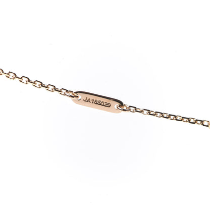 Van Cleef & Arpels 18K Rose Gold Carnelian Sweet Alhambra Pendant Necklace 5 of 8