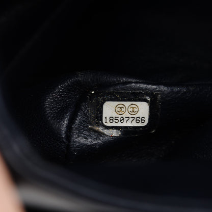 Chanel Lambskin Quilted Maxi Double Flap Dark Blue 7 of 8
