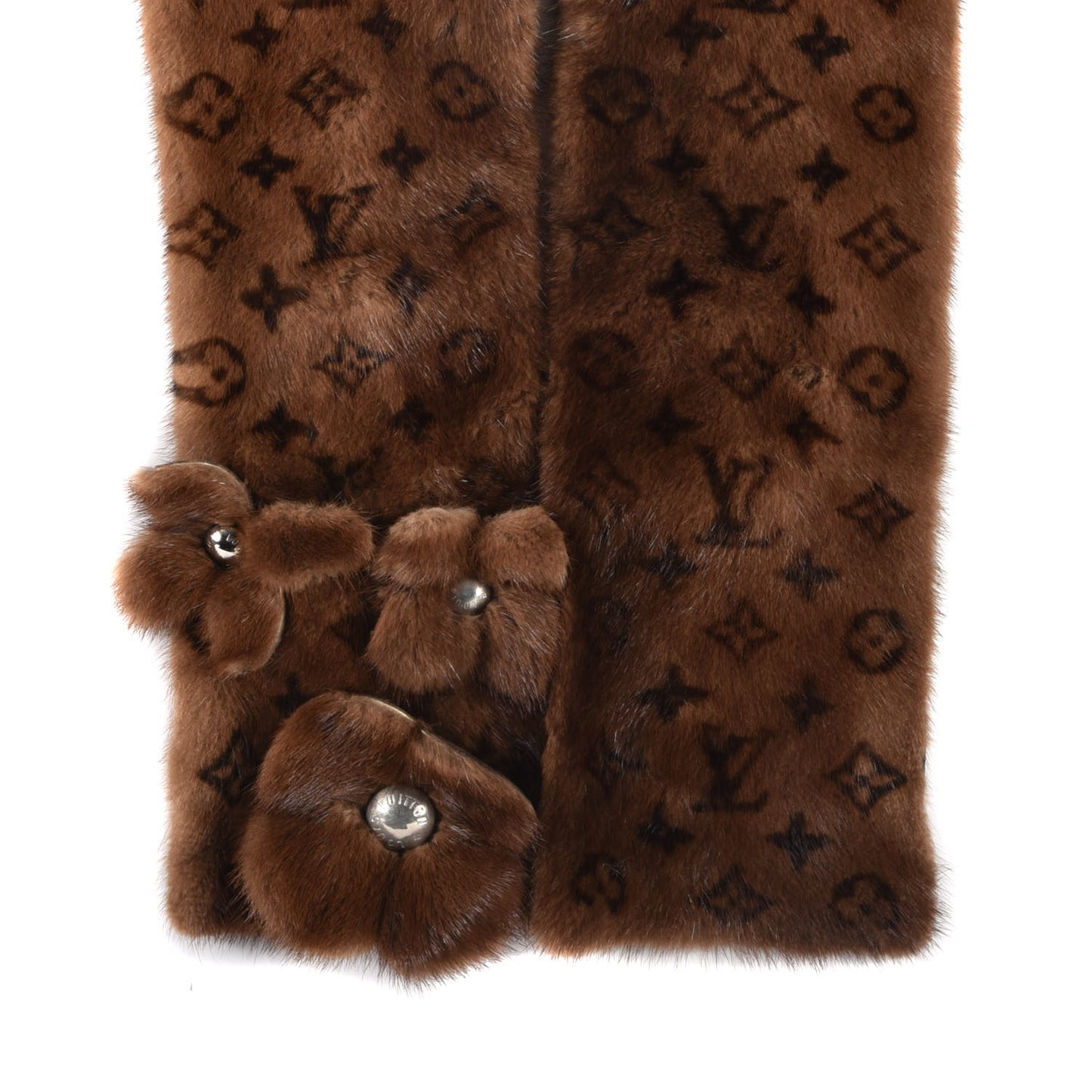 Monogram Mink Fur Stole