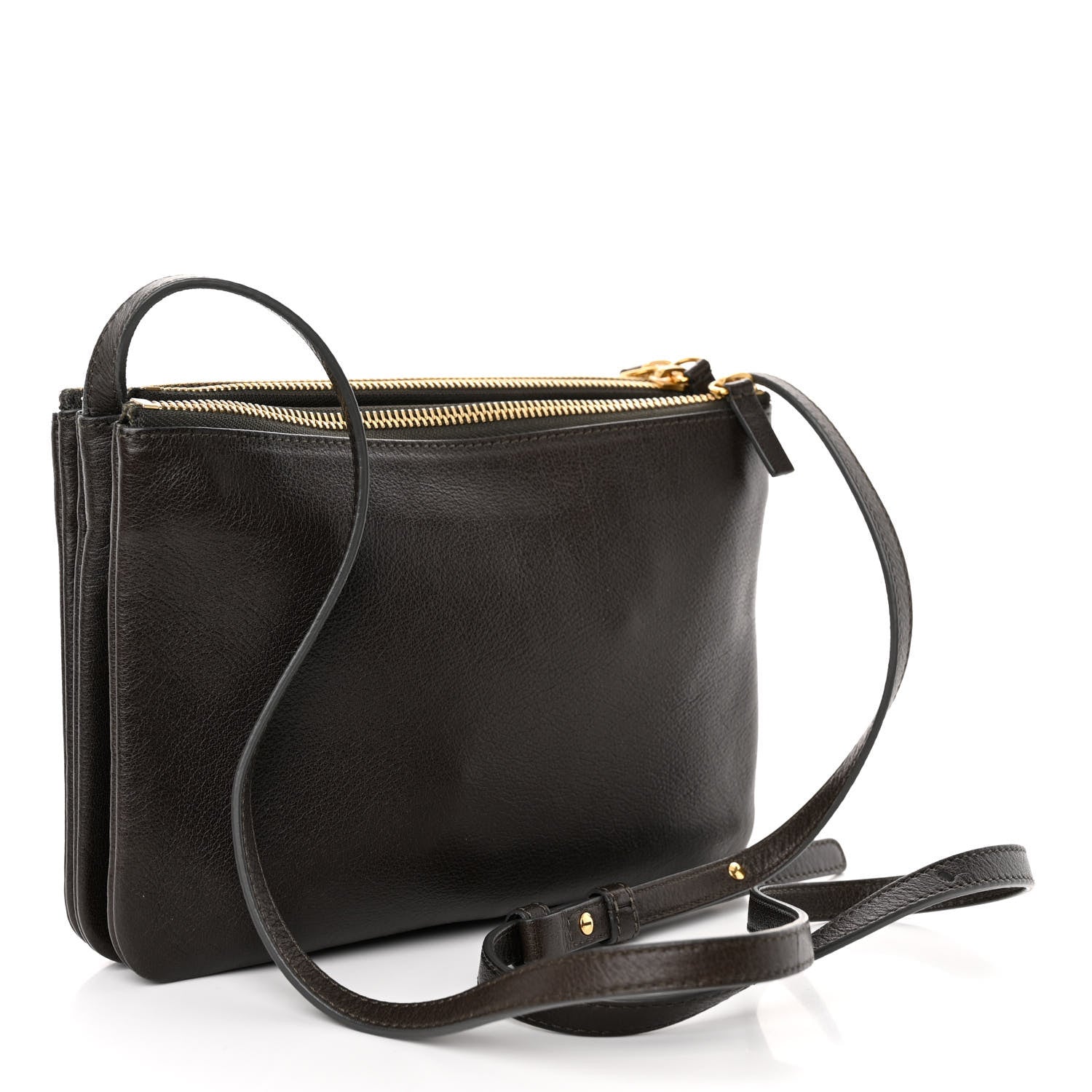 Celine Liege Calfskin Small Trio Crossbody Bag Brown 3 of 11