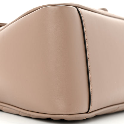 Gucci Calfskin Matelasse Small GG Marmont Top Handle Shoulder Bag Porcelain Rose 9 of 15