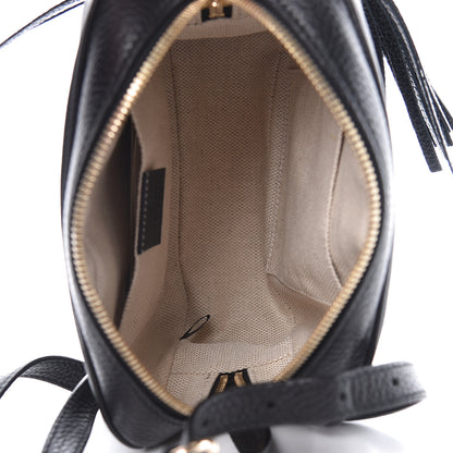 Gucci Pebbled Calfskin Small Soho Disco Bag Black 5 of 11